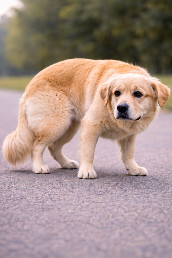 Jak vypadá pes, který se bojí?